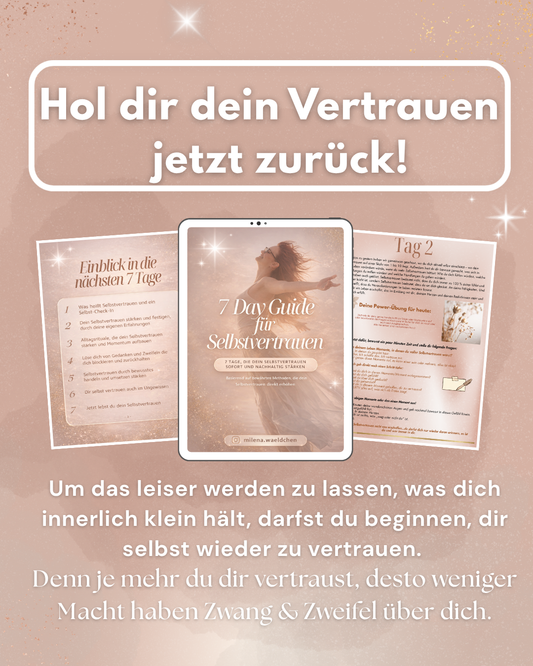 Workbook I 7 Day Guide für mehr Selbstvertrauen